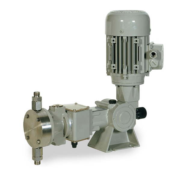 Spring Return Hydraulic Diaphragm Pump forming part of our Metering & Dosing Pump range in model B125N